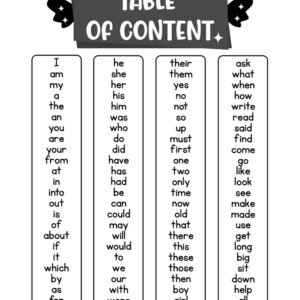 Sight words